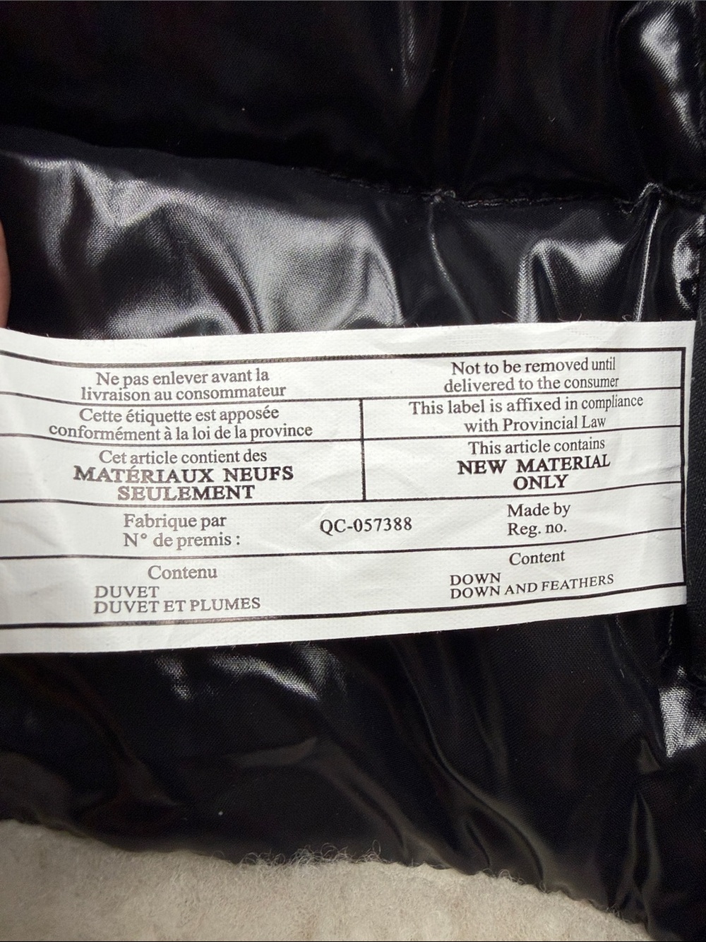 SAM. New York Veronica Shearling-Trimmed Down Biker Puffer Jacket in Cognac - Picture 12 of 16
